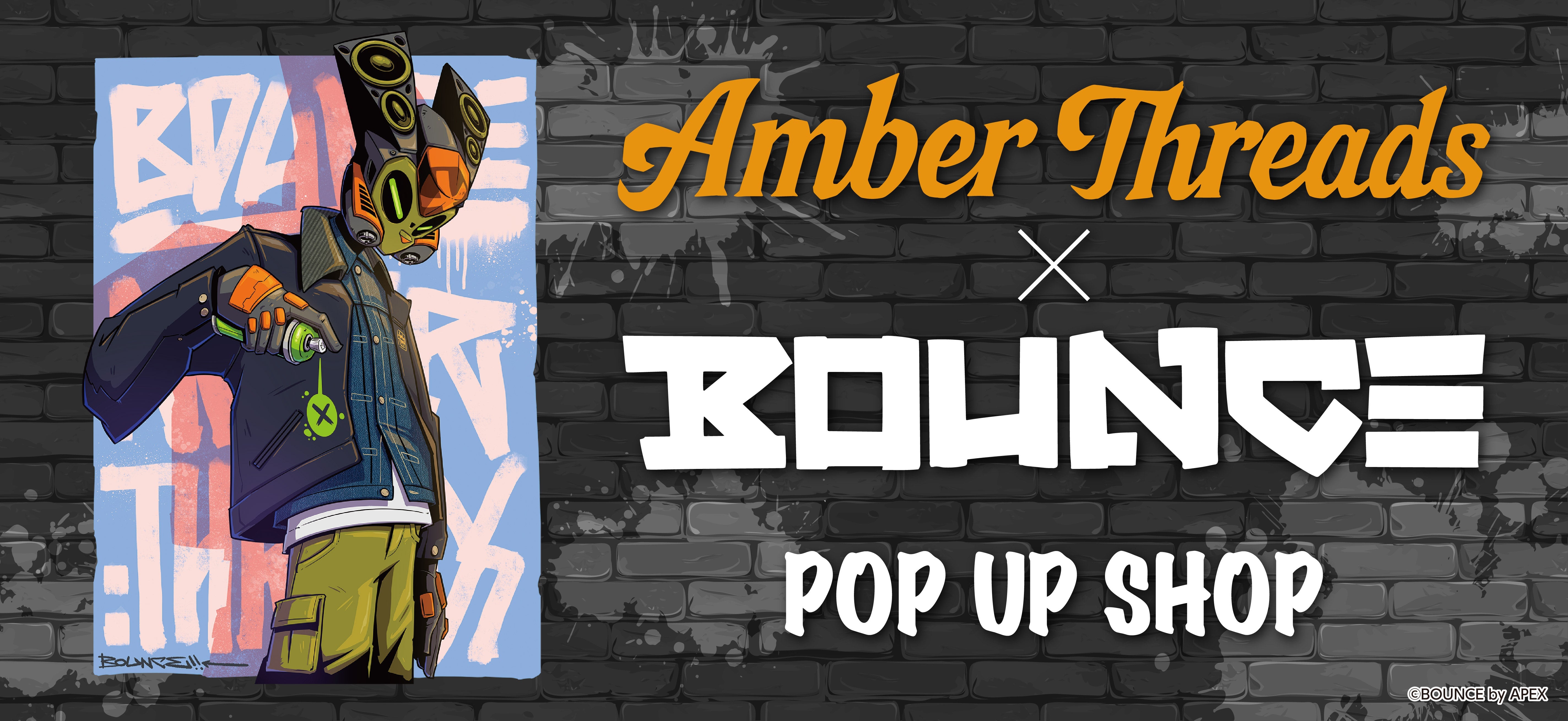 Amber Threads×BOUNCE 2025｜台湾アーティストBOUNCEとの限定コラボ