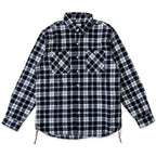 先染めコットン チェックフランネルワークシャツ / Cotton Flannel Check Shirt 【Amber Threads】
