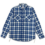 先染めコットン チェックフランネルワークシャツ / Cotton Flannel Check Shirt 【Amber Threads】
