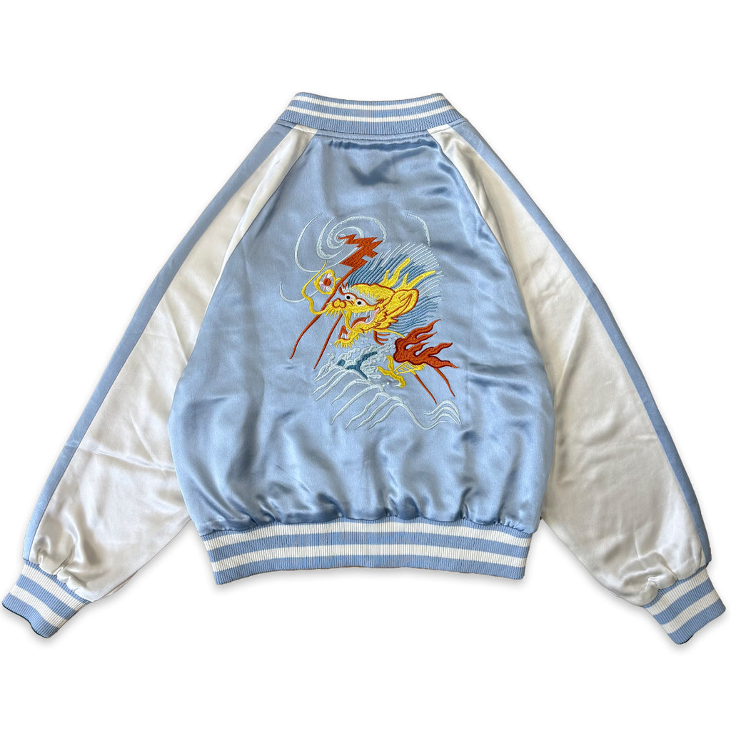 アセテートサテン リバーシブル スーベニアジャケット 鷲 龍 / Reversible Souvenir Jacket 【Amber Threads】