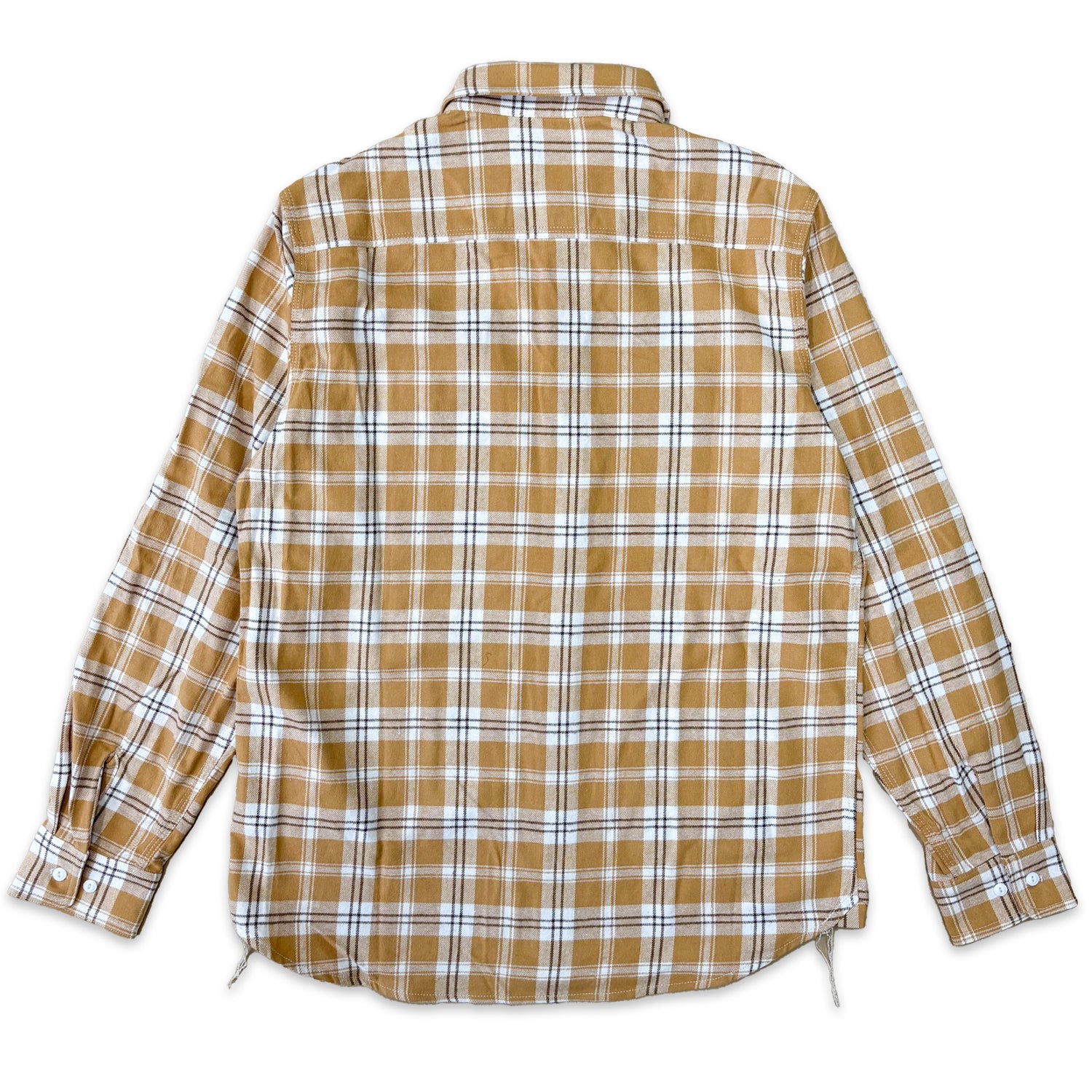 先染めコットン チェックフランネルワークシャツ / Cotton Flannel Check Shirt 【Amber Threads】
