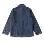 13オンス ヒッコリーデニム カバーオールジャケット/ Hickory Coverall Jacket 【Amber Threads】