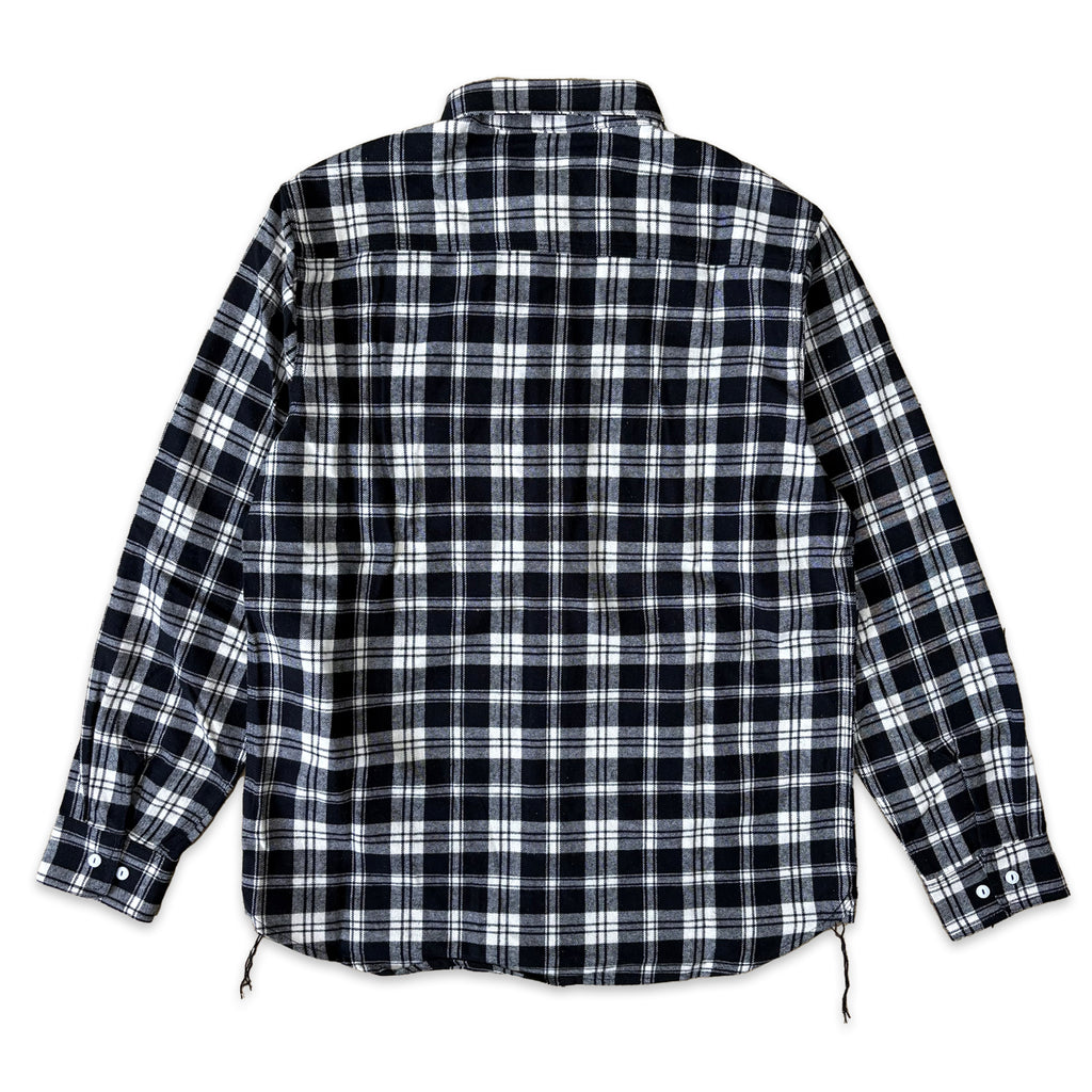先染めコットン チェックフランネルワークシャツ / Cotton Flannel Check Shirt 【Amber Threads】