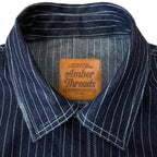 13オンス ヒッコリーデニム カバーオールジャケット/ Hickory Coverall Jacket 【Amber Threads】