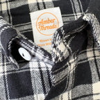 先染めコットン チェックフランネルワークシャツ / Cotton Flannel Check Shirt 【Amber Threads】