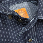 13オンス ヒッコリーデニム カバーオールジャケット/ Hickory Coverall Jacket 【Amber Threads】