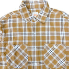 先染めコットン チェックフランネルワークシャツ / Cotton Flannel Check Shirt 【Amber Threads】