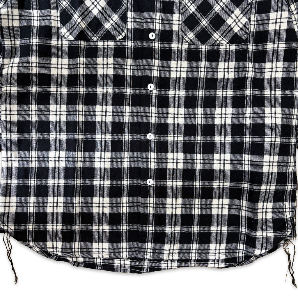 先染めコットン チェックフランネルワークシャツ / Cotton Flannel Check Shirt 【Amber Threads】