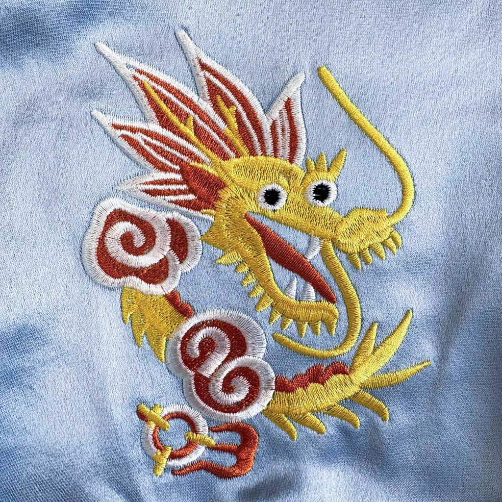 アセテートサテン リバーシブル スーベニアジャケット 鷲 龍 / Reversible Souvenir Jacket 【Amber Threads】