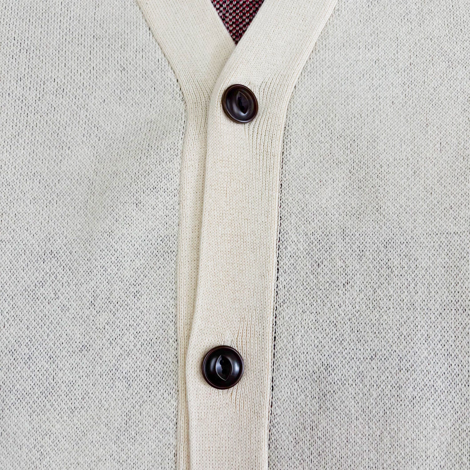 ネイティブ柄 コットンニットカーディガン / Native Cotton Knit Cardigan 【Amber Threads】