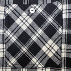 先染めコットン チェックフランネルワークシャツ / Cotton Flannel Check Shirt 【Amber Threads】