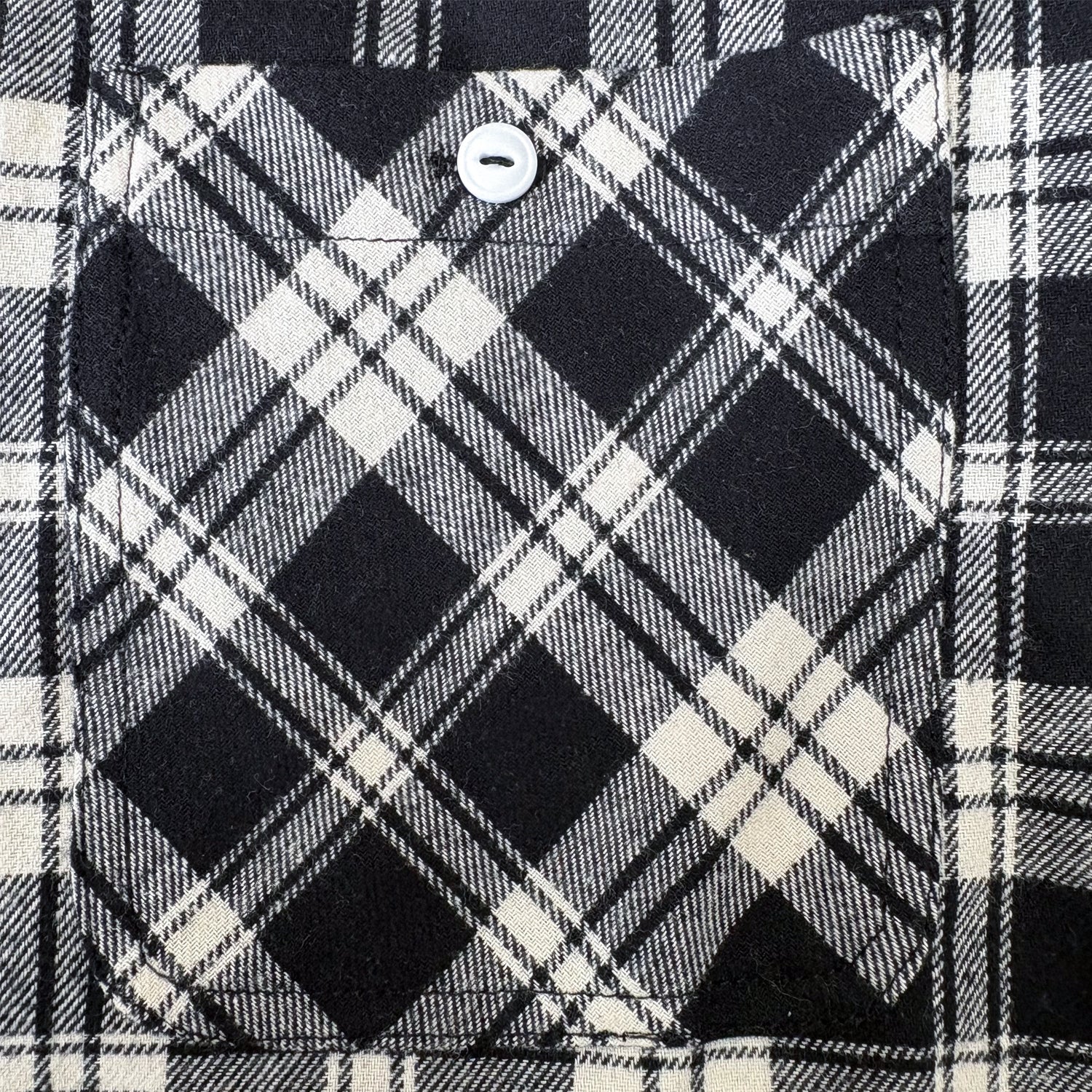 先染めコットン チェックフランネルワークシャツ / Cotton Flannel Check Shirt 【Amber Threads】