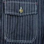 13オンス ヒッコリーデニム カバーオールジャケット/ Hickory Coverall Jacket 【Amber Threads】