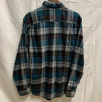 【中古】【古着】GEORGE チェック シャツ グリーン Mサイズ
