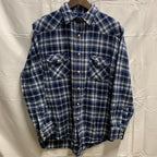 【中古】【古着】MOOSE CREEK チェック シャツ ブルー XLTサイズ