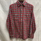 【中古】【古着】OLD NAVY チェック L/S フランネルシャツ グレー XXSサイズ
