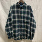 【中古】【古着】SUSQUEHANNA TRAIL Outfitters チェック シャツ ブルー XLサイズ