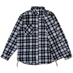 先染めコットン チェックフランネルワークシャツ / Cotton Flannel Check Shirt 【Amber Threads】