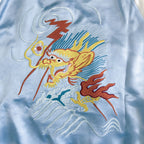 アセテートサテン リバーシブル スーベニアジャケット 鷲 龍 / Reversible Souvenir Jacket 【Amber Threads】