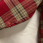 【中古】【古着】OLD NAVY チェック シャツ レッド×アイボリー Lサイズ