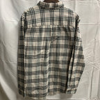 【中古】【古着】GAP チェック シャツ ホワイト×グリーン×ブラック Mサイズ
