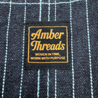 13オンス ヒッコリーデニム カバーオールジャケット/ Hickory Coverall Jacket 【Amber Threads】