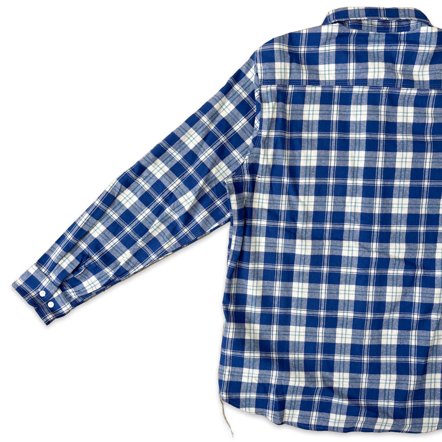 先染めコットン チェックフランネルワークシャツ / Cotton Flannel Check Shirt 【Amber Threads】