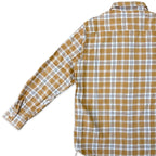 先染めコットン チェックフランネルワークシャツ / Cotton Flannel Check Shirt 【Amber Threads】