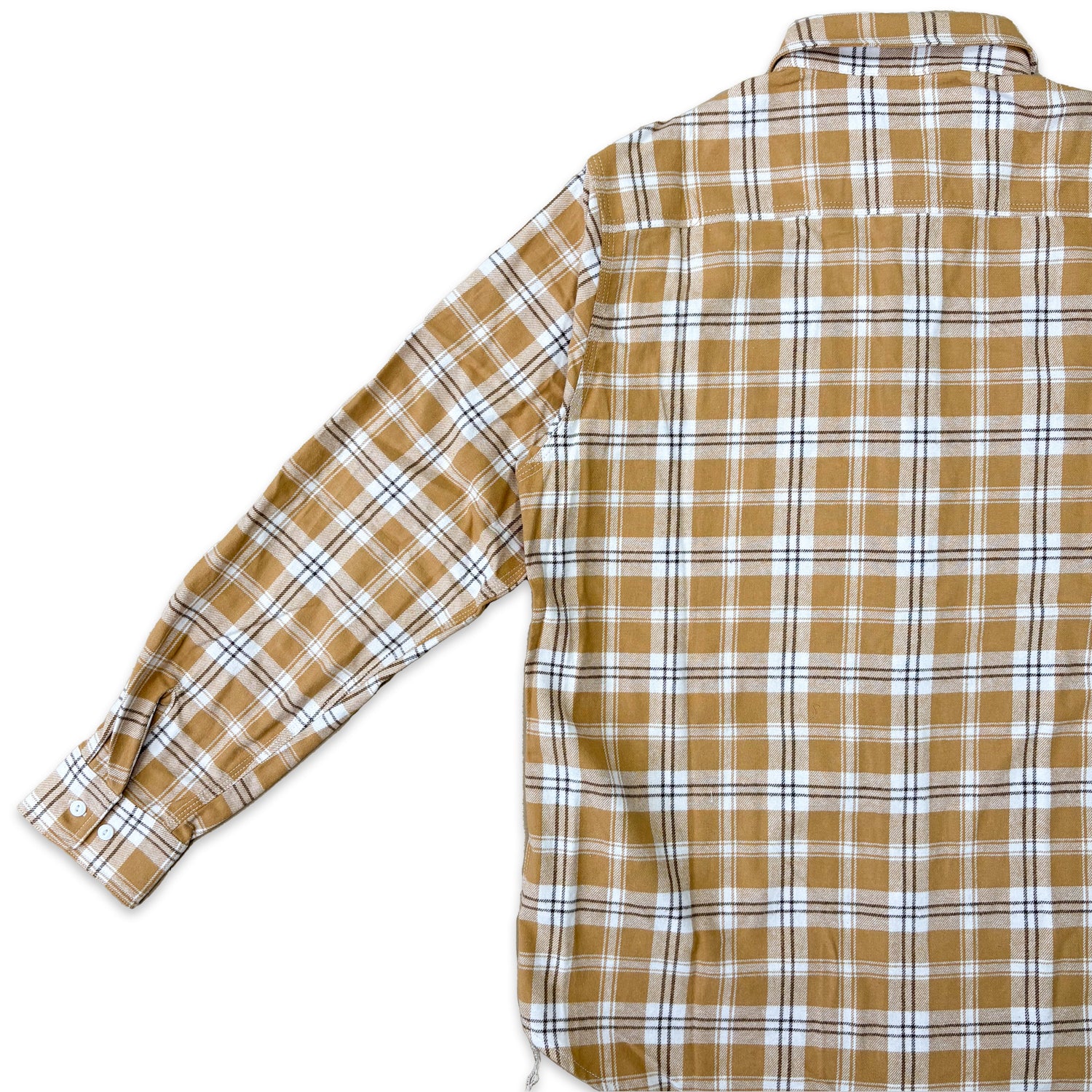 先染めコットン チェックフランネルワークシャツ / Cotton Flannel Check Shirt 【Amber Threads】