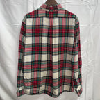 【中古】【古着】Brooks Brothers チェック L/S フランネルシャツ グリーン×レッド×ホワイト Lサイズ