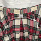 【中古】【古着】Brooks Brothers チェック L/S フランネルシャツ グリーン×レッド×ホワイト Lサイズ