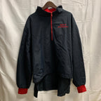 【中古】【古着】BOATHOUSE SPORTS ロゴ ナイロンプルオーバージャケット ブラック XX-LARGEサイズ