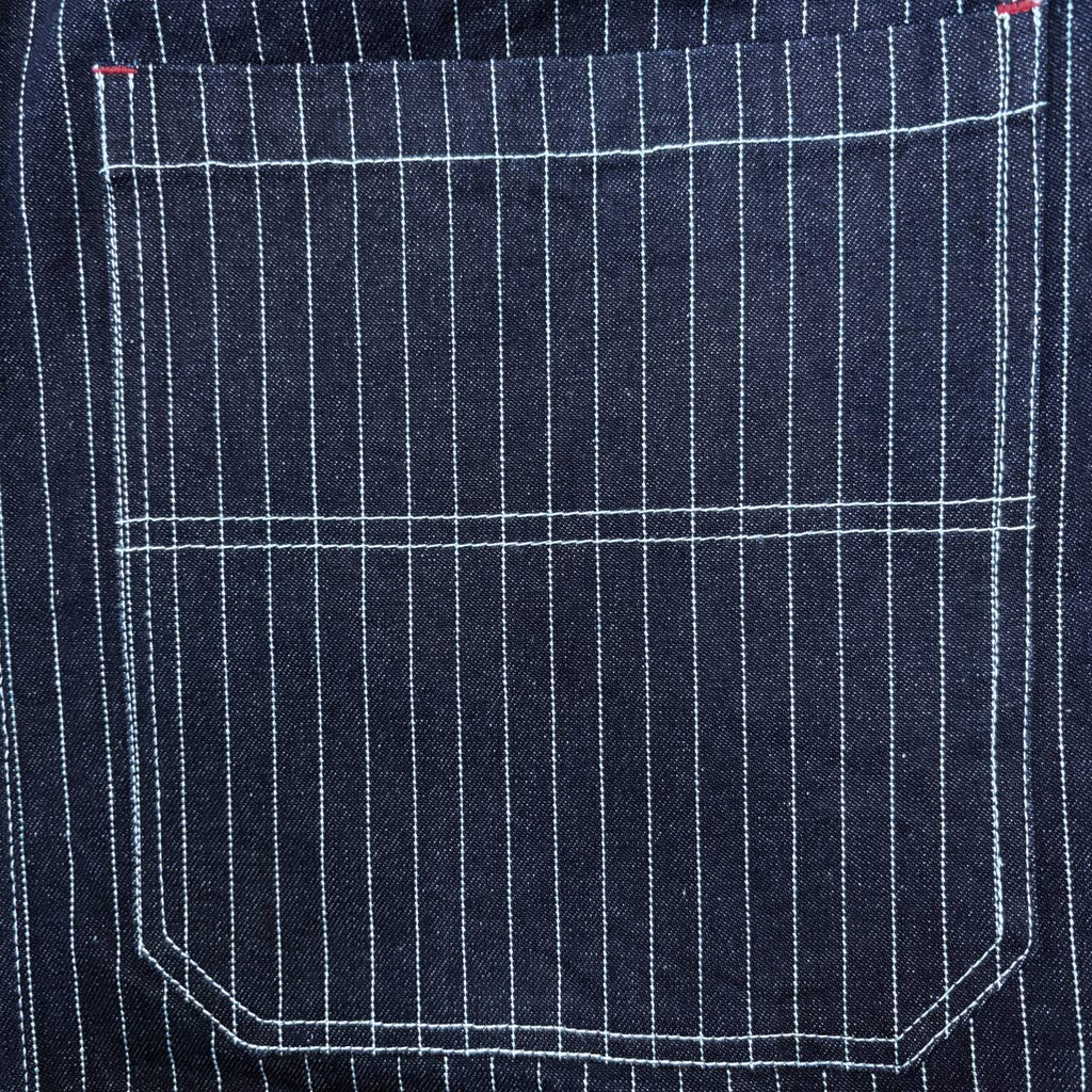 13オンス ヒッコリーデニム カバーオールジャケット/ Hickory Coverall Jacket 【Amber Threads】