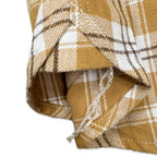 先染めコットン チェックフランネルワークシャツ / Cotton Flannel Check Shirt 【Amber Threads】