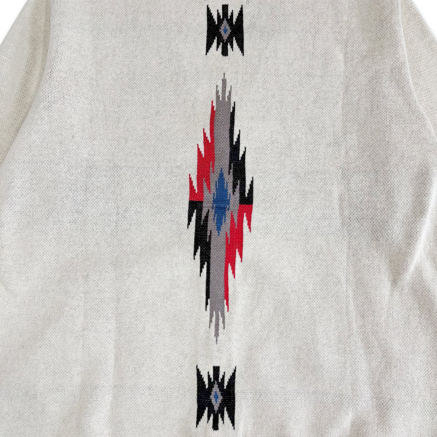 ネイティブ柄 コットンニットカーディガン / Native Cotton Knit Cardigan 【Amber Threads】