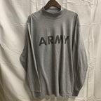 【中古】【古着】プリント L/S カットソー グレー Lサイズ