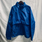 【中古】【古着】Eddie Bauer 無地 ナイロンジャケット ブルー XLサイズ