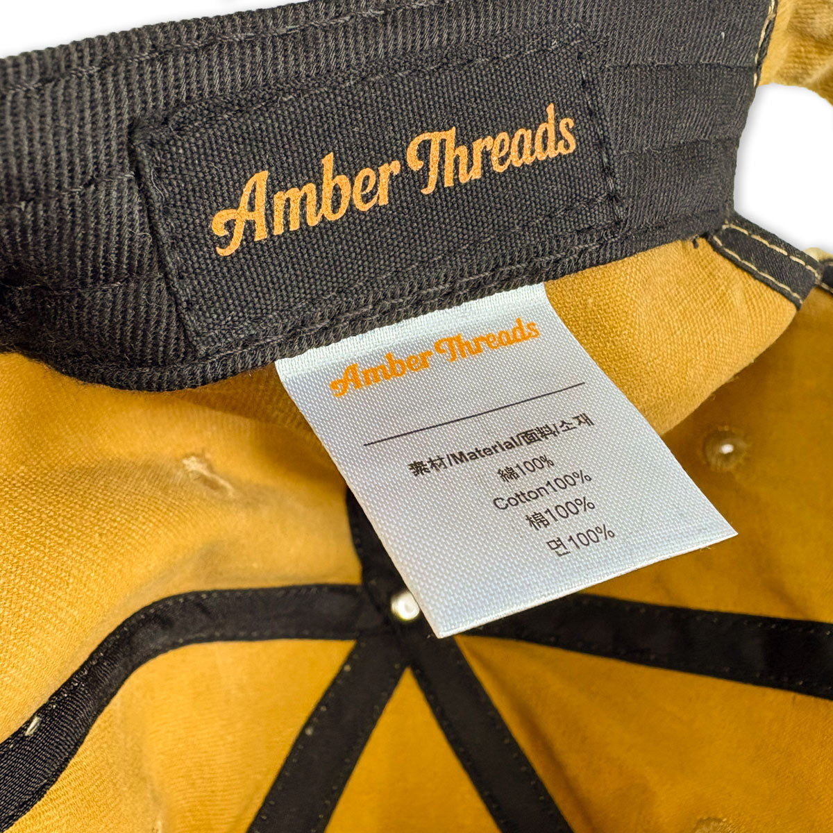 クラシックコットンキャップ GOT / GOT Classic Cotton Cap【Amber Threads】