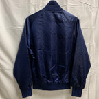 【中古】【古着】ASTRO SPORTSWEAR ワンポイント ナイロンジャケット ネイビー Mサイズ