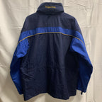 【中古】【古着】Columbia ワンポイント マウンテンジャケット ブルー×ネイビー XXLサイズ