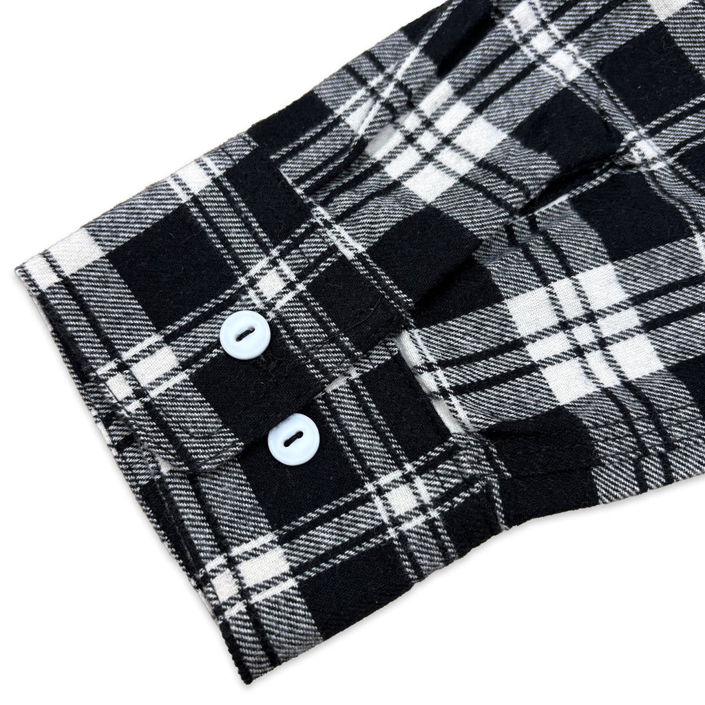 先染めコットン チェックフランネルワークシャツ / Cotton Flannel Check Shirt 【Amber Threads】
