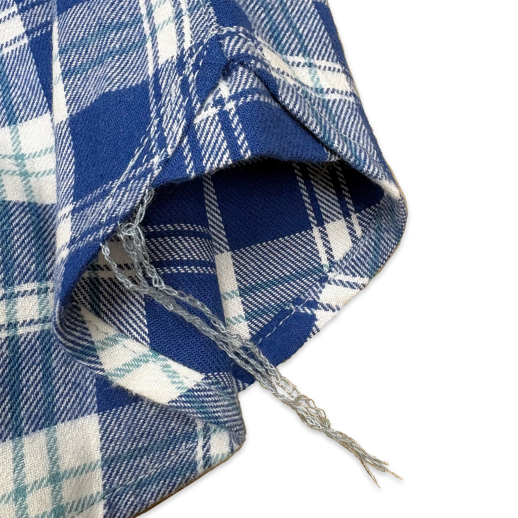 先染めコットン チェックフランネルワークシャツ / Cotton Flannel Check Shirt 【Amber Threads】