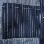 13オンス ヒッコリーデニム カバーオールジャケット/ Hickory Coverall Jacket 【Amber Threads】