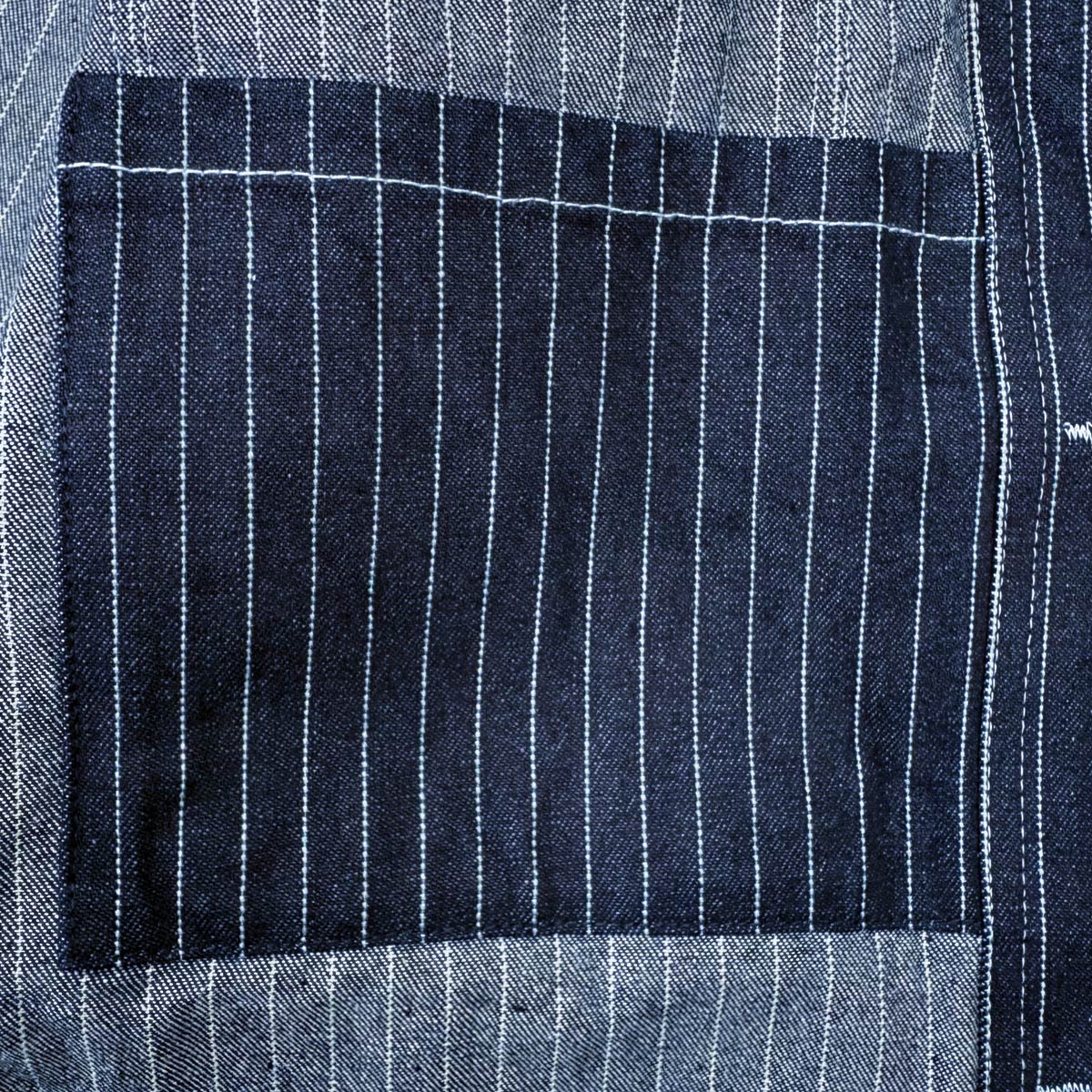 13オンス ヒッコリーデニム カバーオールジャケット/ Hickory Coverall Jacket 【Amber Threads】