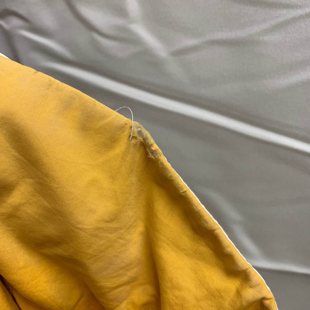 【中古】【古着】NAUTICA リバーシブル フルジップジャケット ネイビー×ホワイト＆イエロー XXLサイズ