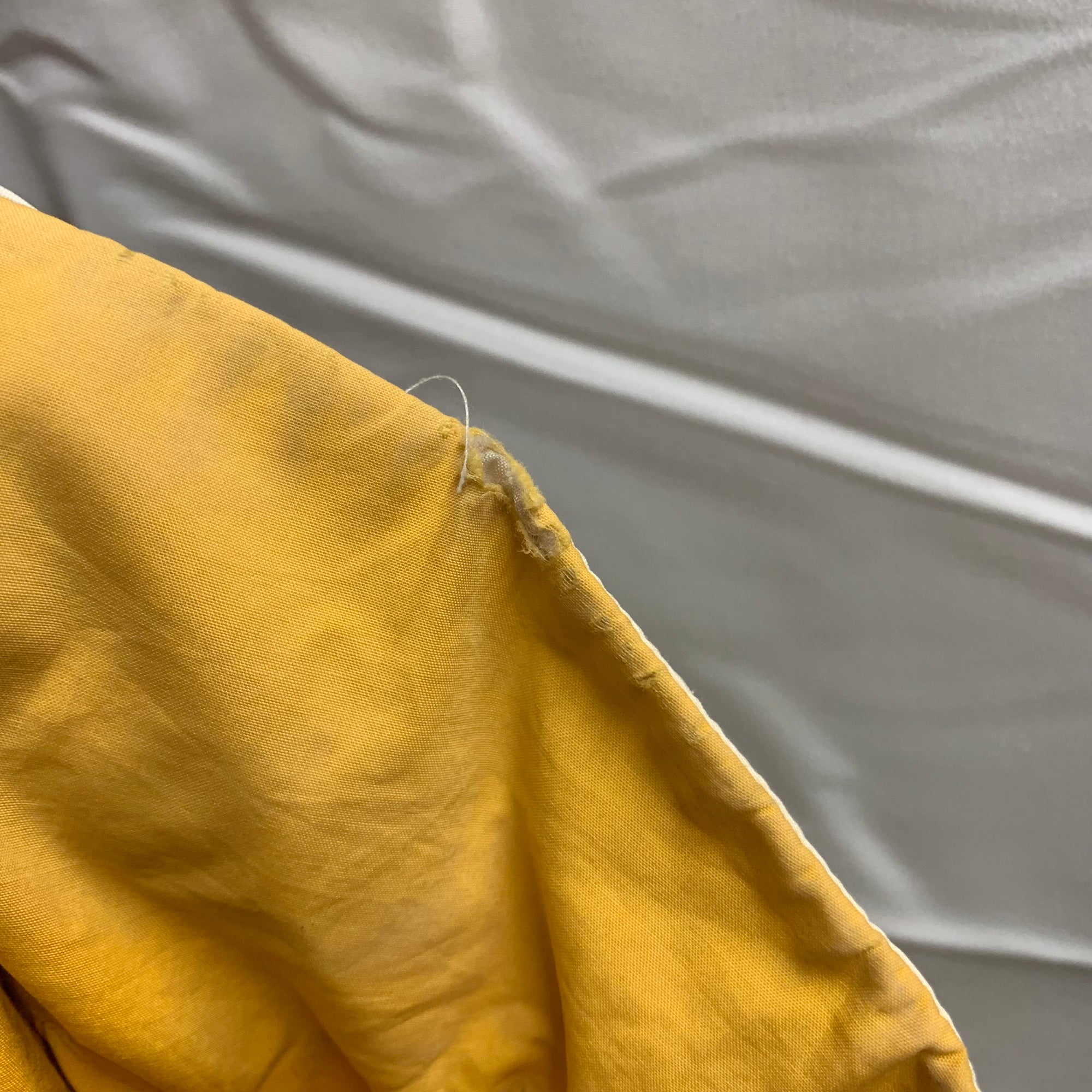 【中古】【古着】NAUTICA リバーシブル フルジップジャケット ネイビー×ホワイト＆イエロー XXLサイズ