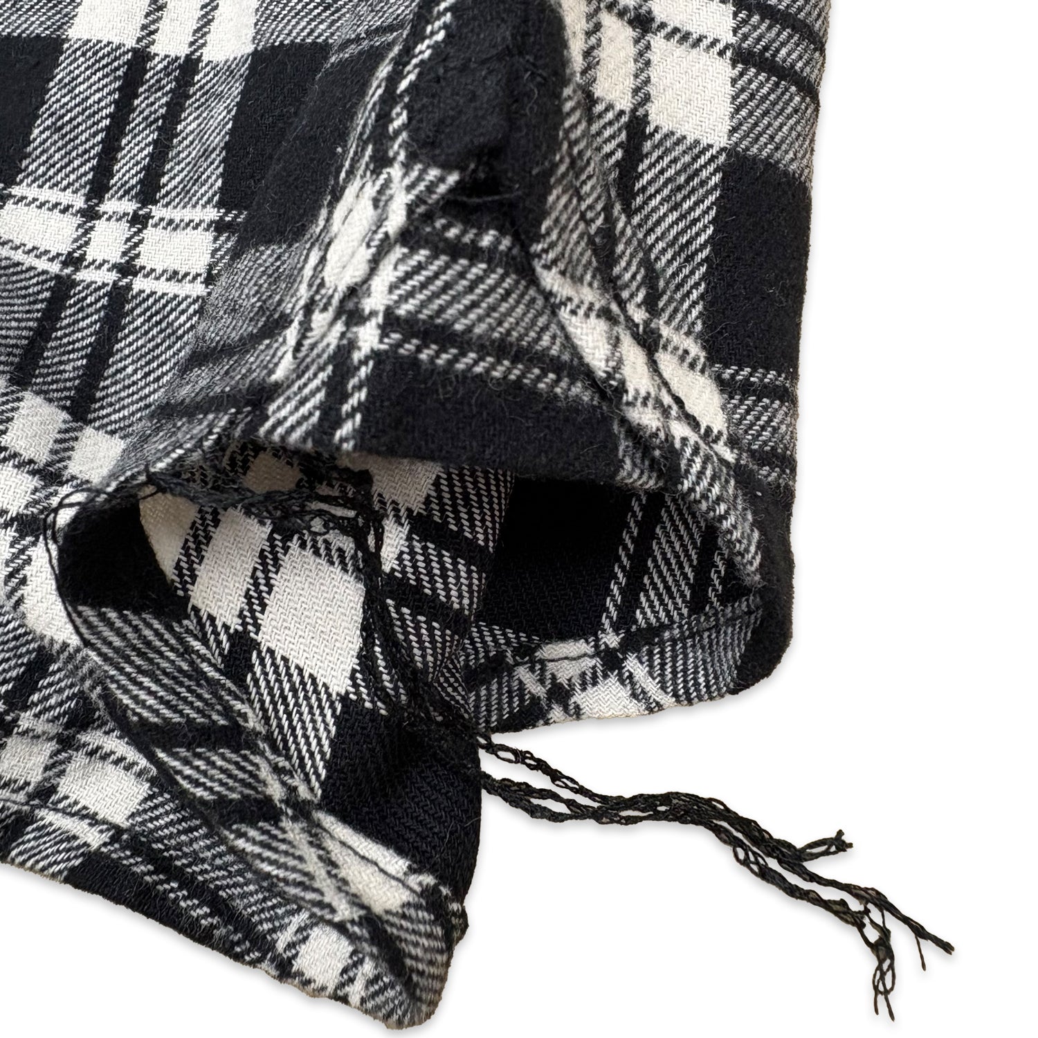 先染めコットン チェックフランネルワークシャツ / Cotton Flannel Check Shirt 【Amber Threads】