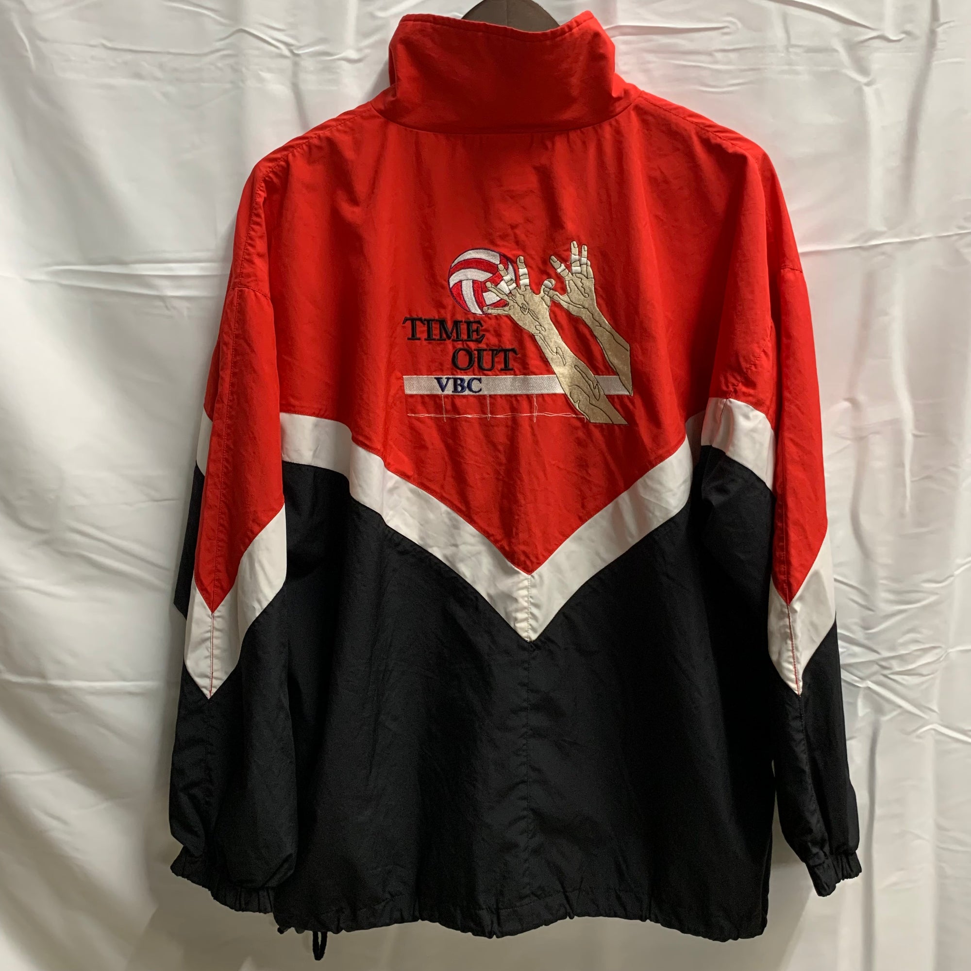 【中古】【古着】Reach Sports ロゴ  レッド×ブラック×ホワイト