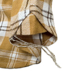 先染めコットン チェックフランネルワークシャツ / Cotton Flannel Check Shirt 【Amber Threads】