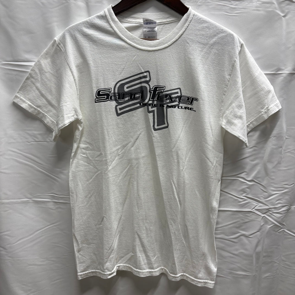 【古着】GILDAN プリント S/S カットソー ホワイト Sサイズ